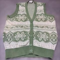 Christian Dior SPORTS チェック柄ニットベスト コットン M Christian Dior SPORTS グリーン 花柄ニットベスト L - メルカリ