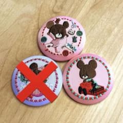 値下げ】【バラ売り可】ジャッキー 刺繍缶バッチ 2個セット - メルカリ