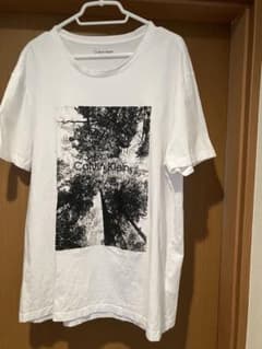 Calvin Klein 木の写真プリント Tシャツ Lサイズのサムネイル