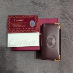 Cartier キーケース ボルドー ゴールド金具 - メルカリ
