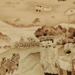 古布　一閑張り　羽裏のサムネイル