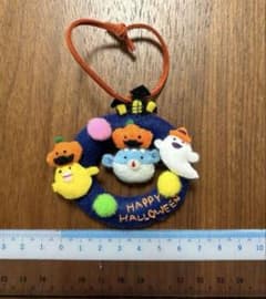 ハロウィン フェルトリース 壁飾り ハンドメイド かぼちゃ おばけ 6×7.5㎝のサムネイル