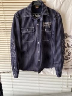 Vansonコットンウォバッシュワークシャツのサムネイル