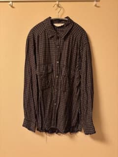 ANCELLM NEL CHECK OVERWORK SHIRTのサムネイル