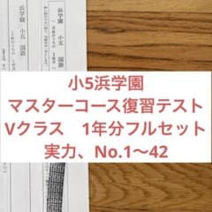 小5浜学園　Vクラス　国語　復習テストのサムネイル