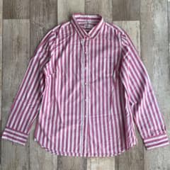GAP ストライプ 長袖シャツ ピンク ホワイトのサムネイル