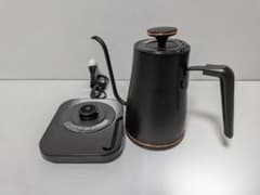 山善 電気ケトル 電気ポット 0.8L EGL-C1280　ブラックブロンズのサムネイル