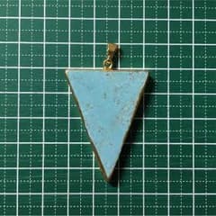 ターコイズ 三角 ハンドメイド資材のサムネイル