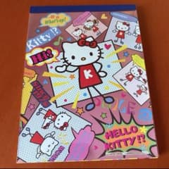 2002年 ハローキティ メモ 平成レトロ 足長キティ ホログラム加工