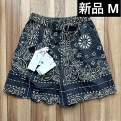 新品 sacai サカイ バンダナ プリント ショートパンツ M - メルカリ