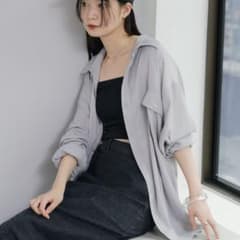 Kastane サテンビッグシャツのサムネイル