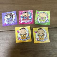 크레용 신짱 초코비 씰 5장 세트