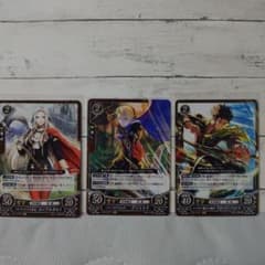 ファイアーエムブレムサイファ エーデルガルトディミトリクロード プロモ3枚セットのサムネイル