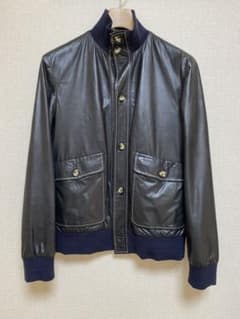 TOMORROWLAND DENIM社 レザーブルゾン 46のサムネイル