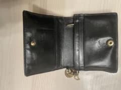 Dior ブラック レザー 二つ折り財布のサムネイル