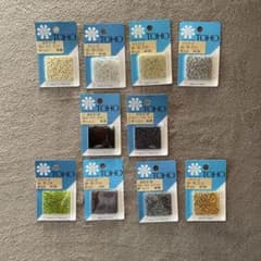 TOHO バラビーズ 丸小 丸大 10点セット まとめ売り②のサムネイル