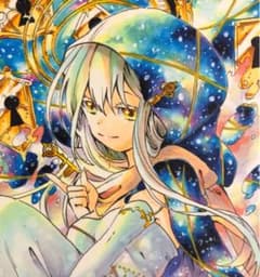 「銀河の鍵屋」 オリジナル 手描きイラストのサムネイル