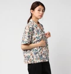 oneway 花柄 開襟 シャツのサムネイル
