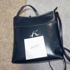 (早い者勝ち)美品 Kitamura 紺色ショルダーバッグ