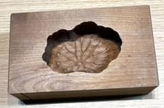 木製 和菓子型 「蓮の葉」模様 盆菓子 和菓子道具 和菓子 - メルカリ