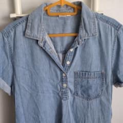 GAP デニムシャツ Mサイズ ライトブルーのサムネイル