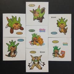 ポケモンパンシール　ポケモンデコキャラシール　ハリマロン　ハリボーグ　ブリガロン