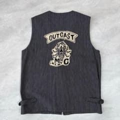 GANGSTERVILLE ギャングスターヴィル ストライプ ベスト Mサイズ