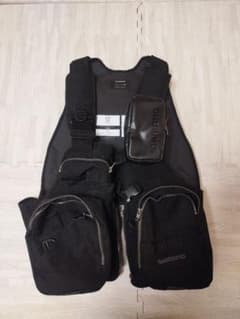 シマノ(SHIMANO) ゲームベスト VF-024U リアルブラック フリー - メルカリ