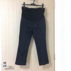 エンジェリーベ マタニティパンツ 7分丈 9c 黒のサムネイル