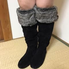 タイムセール❤︎新品ロングブーツ❤︎25.５センチ❤︎ノーブランドのサムネイル