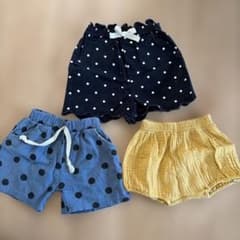 petit main 、他 ショートパンツ 3点セット 80cmのサムネイル