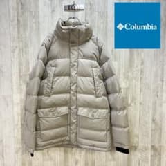 コロンビア マウンテンダウン オムニヒート ホワイトベージュ メンズ L