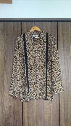¥36,300【RUSSELUNO/5】サスペンダーロングスリーブシャツ　豹柄 36,300【RUSSELUNO/5】サスペンダーロングスリーブシャツ 豹柄 - メルカリ