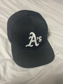 【ニューエラ】newera キャップ　アスレチック　フリーサイズ　ブラックのサムネイル