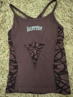 Jazzercise スポーツ用タンクトップ ブラウンのサムネイル