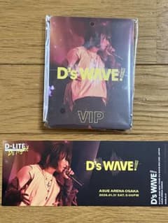 D-LITE 紙チケットとVIP席特典ネックストラップの2点 - メルカリ
