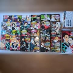 鬼滅の刃 漫画セット 1〜23巻 Qposket　外伝　塗絵帳 鬼滅の刃 漫画セット 1〜23巻 Qposket 外伝 塗絵帳 - メルカリ