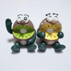 美品】ゼスプリ キウイブラザーズ フィギュア 2体セット - メルカリ