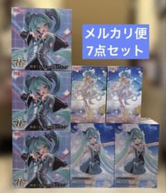 未開封 初音ミク プライズフィギュア まとめ売り 7点セット - メルカリ
