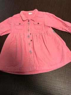 オシュコシュ ワンピース ツイード ピンクのサムネイル
