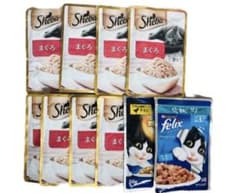 Sheba シーバ リッチ まぐろ 35g 8袋 & フィリックス 試供品 2袋