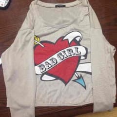 Tシャツ 灰色 長袖のサムネイル