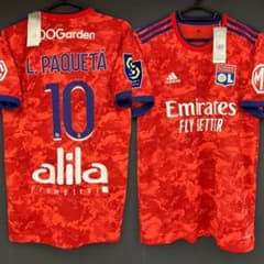 21/22 リヨン　パケタ　新品紙タグ付き　アディダスオフィシャルユニフォーム 21/22 リヨン パケタ 新品紙タグ付き アディダスオフィシャル