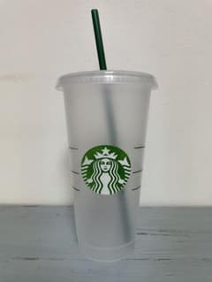 ①スタバ リユーザブルカップ コールド スターバックスのサムネイル