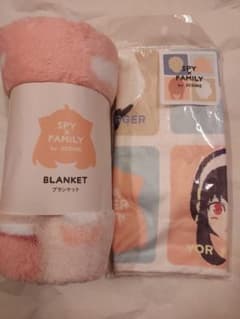 3COINS × SPY × FAMILY 아냐 담요 & 쿠션 커버