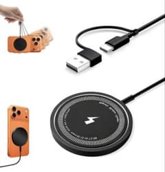 マグネット式ワイヤレス充電器 急速充電器のサムネイル