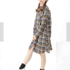 チェック ロング シャツのサムネイル
