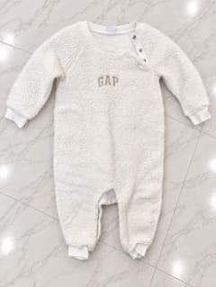 babyGap ボア ロンパース アイボリー 12-18monthsのサムネイル