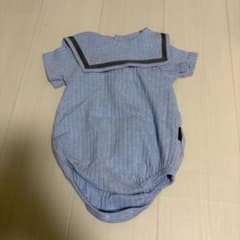 après les cours リブ編みロンパース 80サイズのサムネイル
