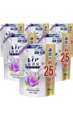 【新品】レノア リラックスアロマ 詰め替え 約2.5倍(980ml)×6袋のサムネイル